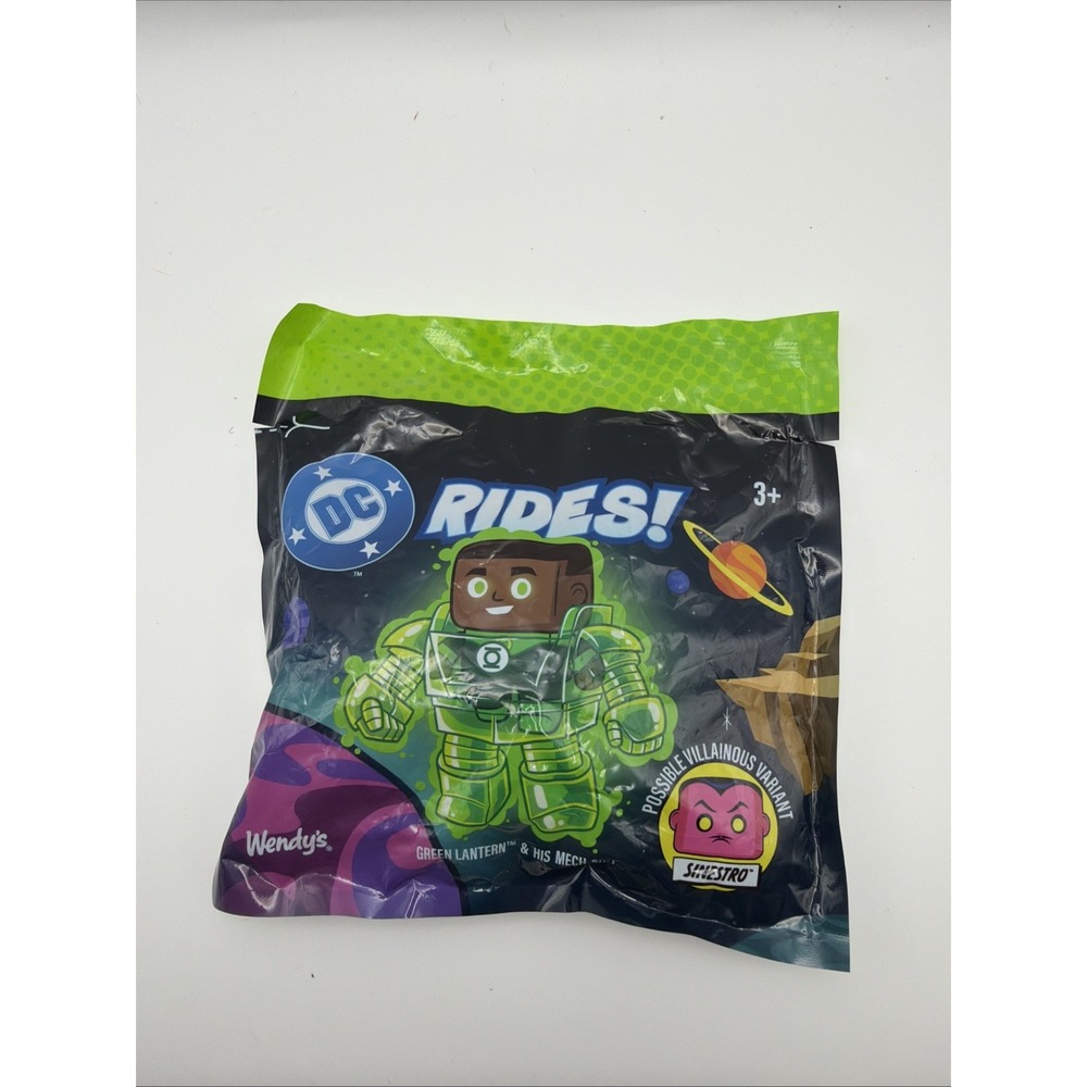 Wendy's 2026 DC Rides Green Lantern RARE VARIANT Toy Sealed Kids Meal